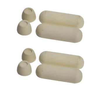 Danco 10062P Universal Stick On Toilet Seat Bumpers, 2 Pack, White, 2 Count