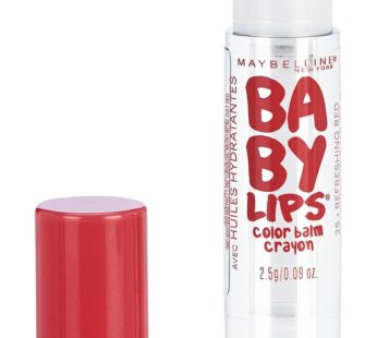 Maybelline New York Baby Lips Color Balm Crayon, Refreshing Red, 0.09 oz.