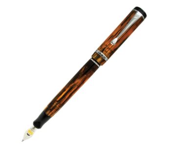 Conklin Duragraph Amber Fountain Pen, Med Nib (CK71342)
