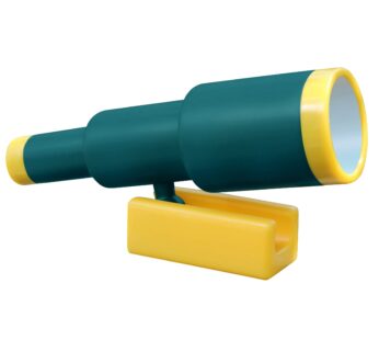 Jungle Gym Kingdom Playground Accessories – Pirate Ship Telescope for Kids – Plastic Attac