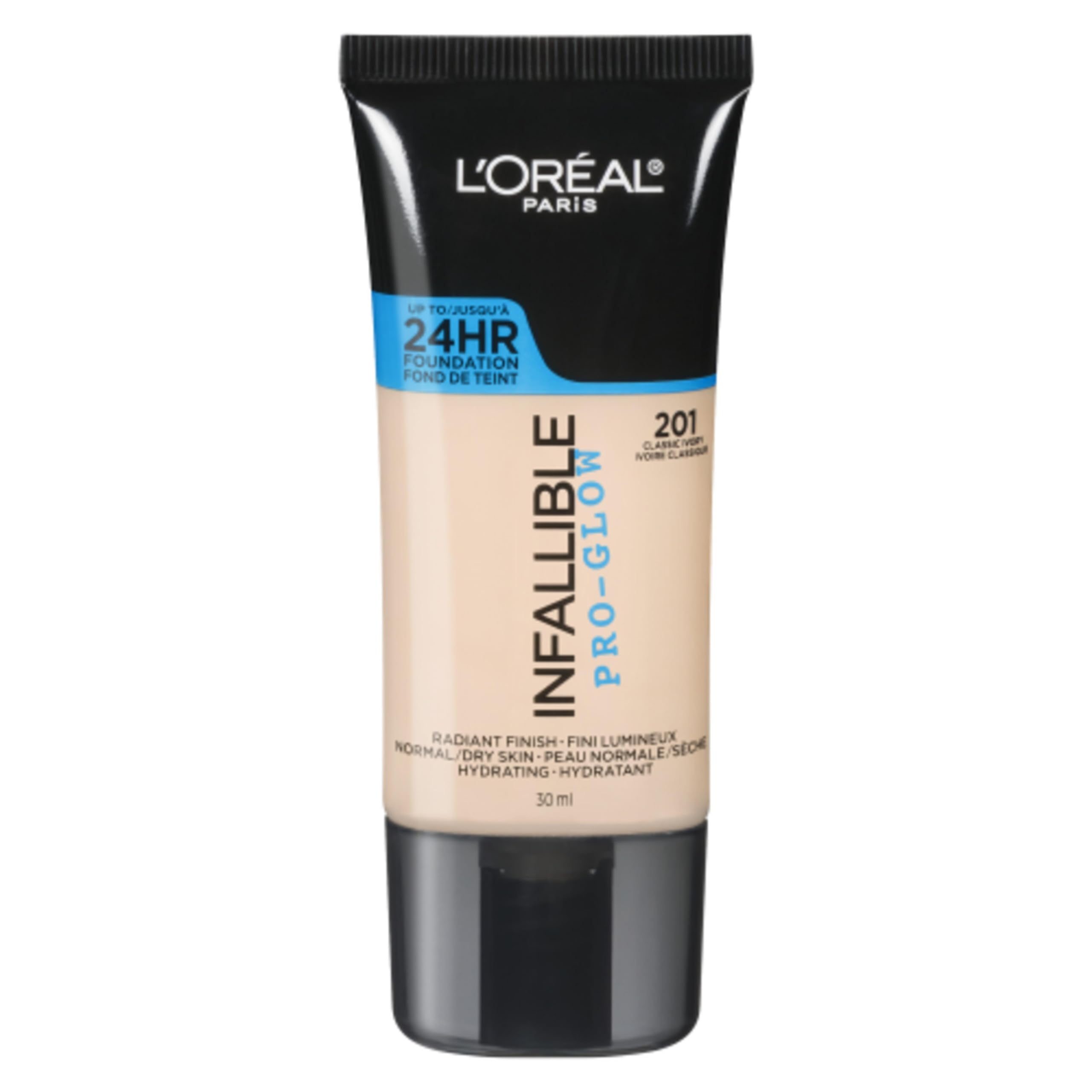 L'Or al Paris Infallible Pro-Glow Foundation, Creamy Natural, 1 fl. oz. - Image 2