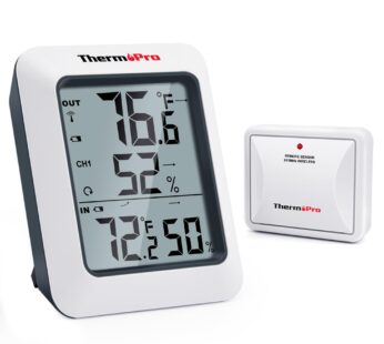 ThermoPro TP60 Digital Hygrometer Indoor Outdoor Thermometer Wireless Temperature and Humi