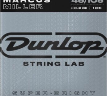 Jim Dunlop DBMMS45105 Marcus Miller Super Bright Bass Strings, Medium, .045 .105, 4 String