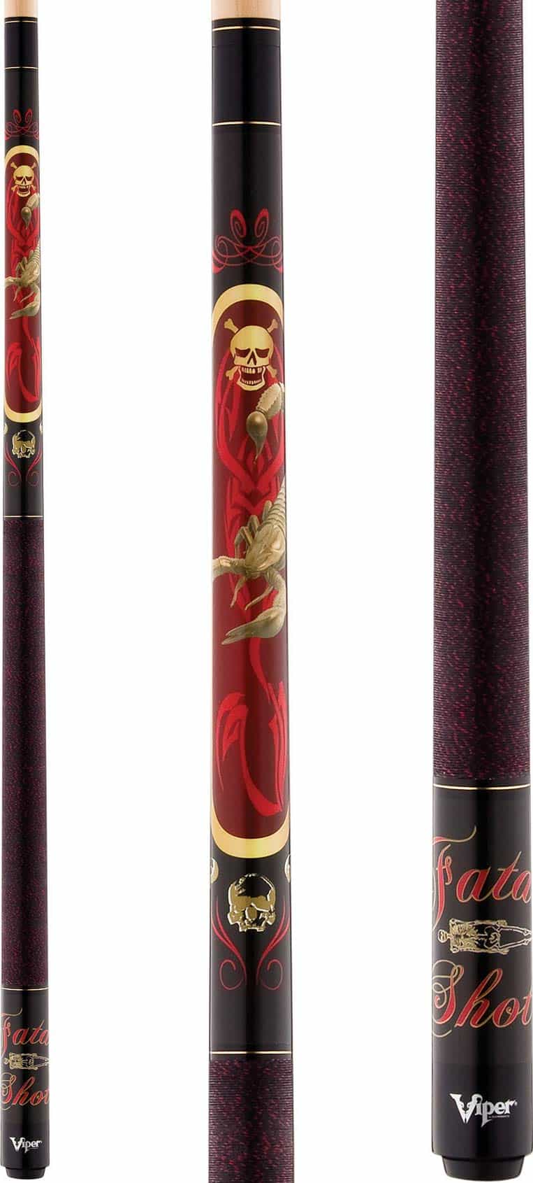 Viper Underground 58" 2-Piece Billiard/Pool Cue, Fatal Shot, 20 Ounce - Image 2