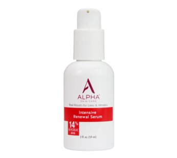 Alpha Skin Care Renewal Serum Concentrated with 14% Glycolic AHA, Intensive Rejuvenating S