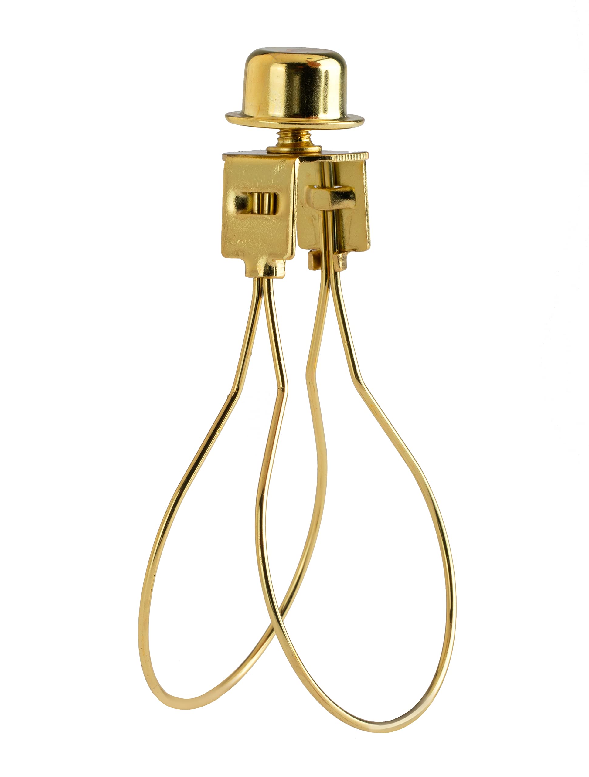 Creative Hobbies Lamp Shade Light Bulb Clip Adapter Clip on with Shade Attaching Finial T - Image 2