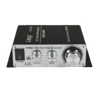 Lepy LP-2020A Class-D Hi-Fi Digital Amplifier with Power Supply Black