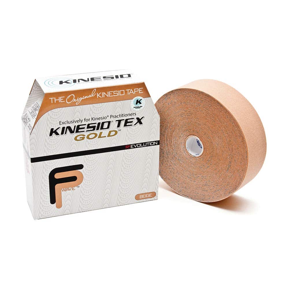 Kinesio Taping - Elastic Therapeutic Athletic Tape Tex Gold FP - Bulk Roll - Beige ? 2 in.