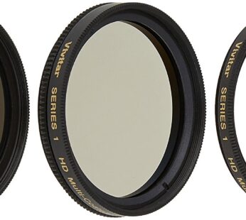Vivitar 3-Piece Multi-Coated HD Filter Set (40.5mm UV/CPL/ND8)