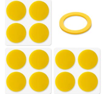 MAGICYOYO Yo-Yo Silicone Response Pads- Yellow- Set of 12 – Slim