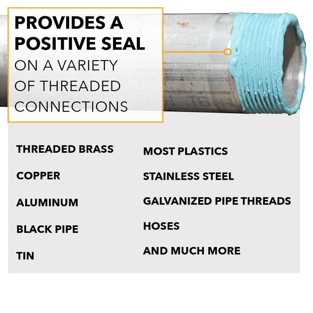 Gasoila - SS04 Soft-Set Pipe Thread Sealant with PTFE Paste, Non Hardening, -100 to 600 De - Image 3
