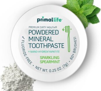 Primal Life Organics Dirty Mouth Toothpowder, Tooth Cleaning Powder, Flavored Essential Oi
