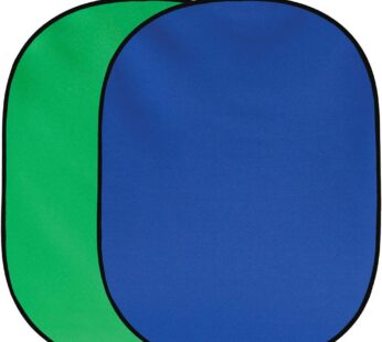 Fancierstudio 2 in 1 Chromakey Green Screen Chromakey Blue Screen Collapsible Backdrop Col