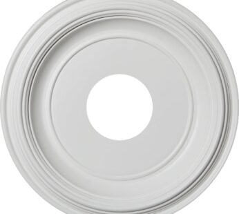 Ekena Millwork CMP13TR Traditional Ceiling Medallion, 13″OD, Unfinished