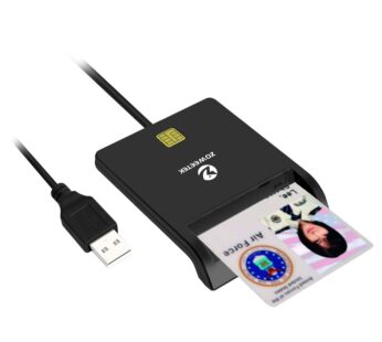 ZOWEETEK CAC Card Reader Military, Smart Card Reader DOD Military USB Common Access CAC, C