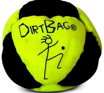World Footbag World Footbag Dirtbag Hacky Sack, Neon Yellow/Black