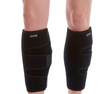Bodyprox Calf Support Brace 2 Pack, Adjustable Shin Splint Compression Calf Wrap
