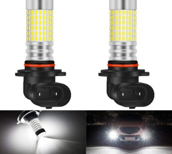 KATUR 9006 HB4 LED Fog Light Bulbs Max 80W Super Bright 3000 Lumens 6500K Xenon White with