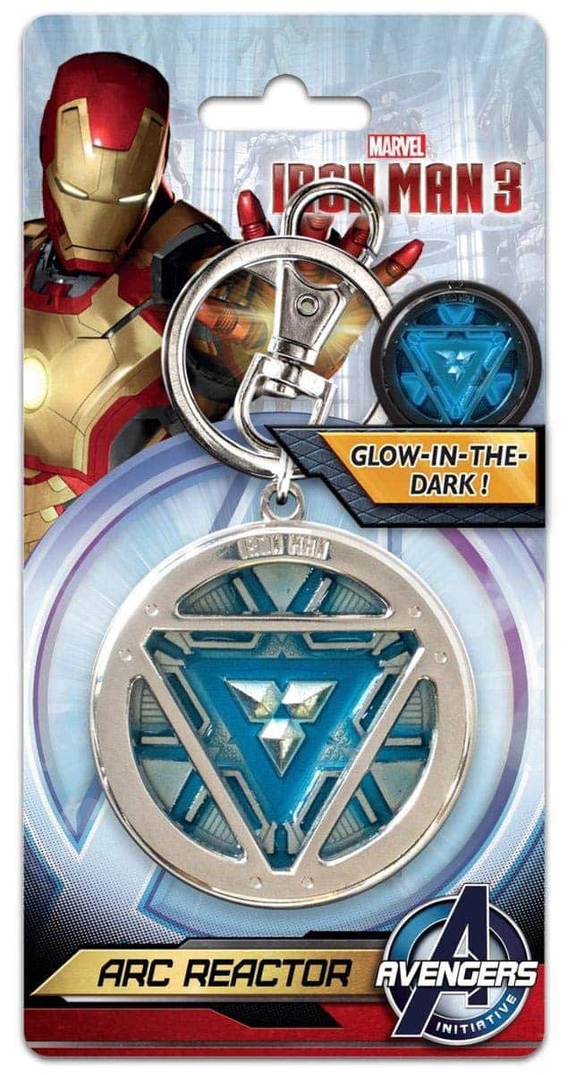 Marvel Iron Man 3 Arc Reactor Pewter Key Ring - Image 2