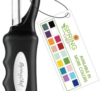 Spring Chef Premium Swivel Vegetable Peeler, Black