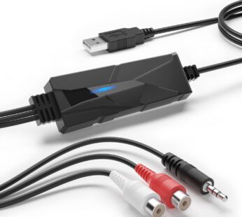 DriverGenius AV202-B USB2.0 Audio Capture/Grabber Card Device – Win & Mac