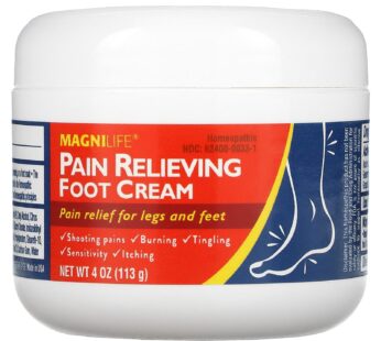 MagniLife Pain Relieving Foot Cream, All-Natural Moisturizing Foot Pain Relief with Beeswa