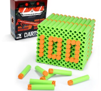 EKIND 100 Pcs Waffles Darts Refill Pack Foam Bullet Compatible for NERF N-Strike Series Bl