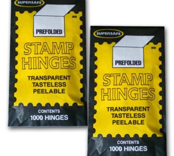 Supersafe Stamp Hinges TWO Packs of 1000 — Total of 2000 Hinges