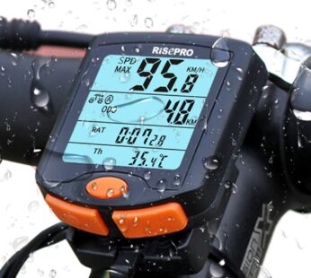 Bike Computer, RISEPRO? Wireless Bicycle Speedometer Bike Odometer Cycling Multi Function