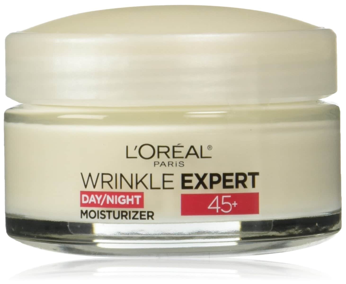 L'Oreal Paris Wrinkle Expert 45+ Anti-Aging Face Moisturizer with Retino-Peptide, Non-Grea