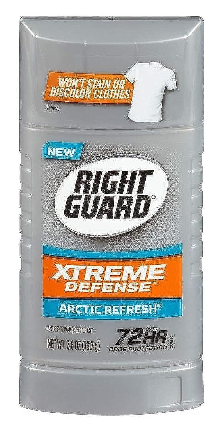 Right Guard Xtreme Defense 5 Arctic Refresh Antiperspirant, 2.6 oz
