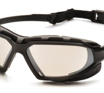 Pyramex Safety – SBG5080DT Highlander XP Eyewear, Black-Gray Frame/Indoor-Outdoor Mirror A