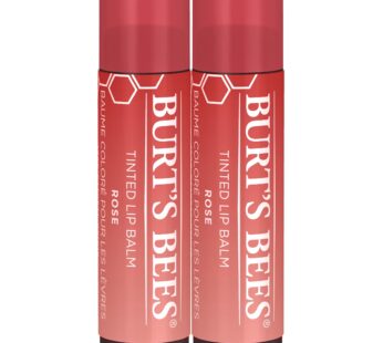 Burt’s Bees Lip Tint Balm with Long Lasting 2 in 1 Duo Tinted Balm Formula, Color Infused