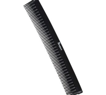 Jack Dean by Denman (Black) Curl Volumiser Comb for Separating, Styling, Defining, Enhanci