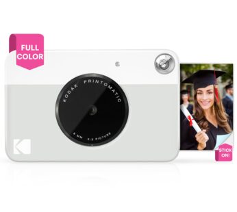 KODAK Printomatic Digital Instant Print Camera – Full Color Prints On ZINK 2×3″ Sticky-Bac