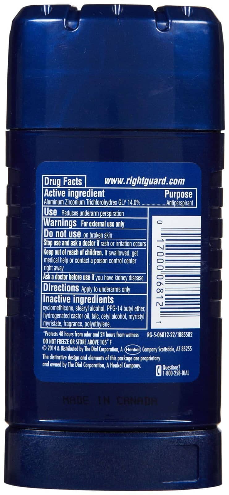 Central Sales Company Right Guard Sport Antiperspirant & Deodorant Invisible Solid, Fresh, - Image 2