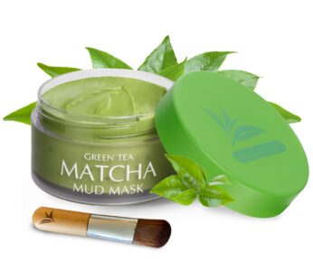 Green Tea Matcha Facial Mud Mask, Removes Blackheads, Reduces Wrinkles, Nourishing, Moistu