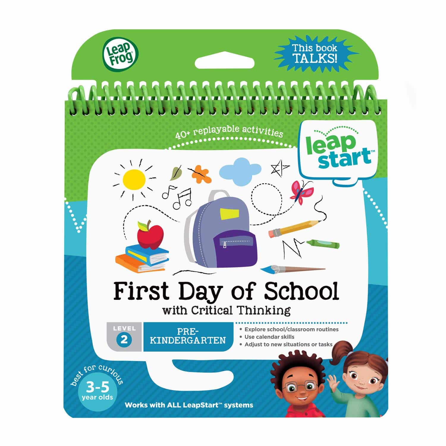 LeapFrog LeapStart First Day of School and Critical Thinking Book - Image 2