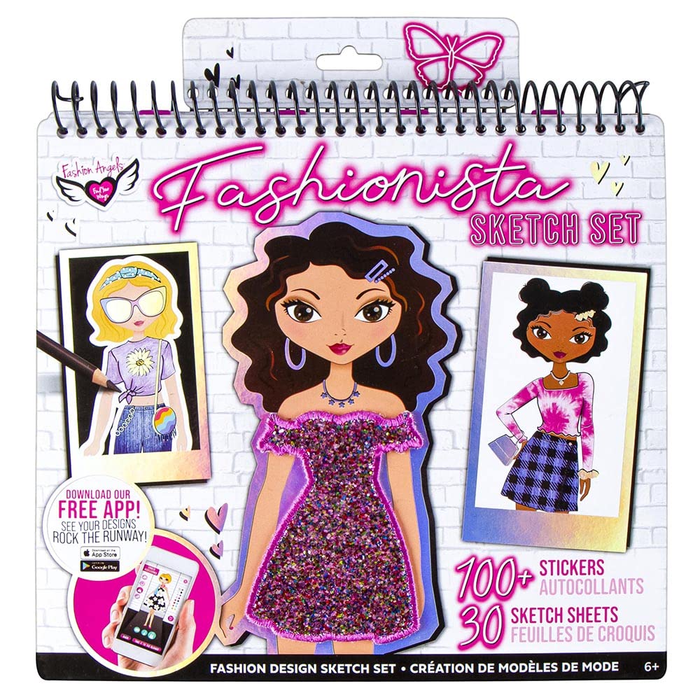 Fashion Angels Fashion Design Sketch Portfolio - Sketch Book for Beginners, Sketch Pad wit - Image 2