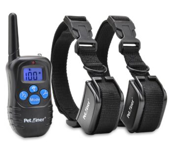 Petrainer PET998DRB2 Dog Training Collar with Remote for 2 Dogs, Rechargeable Waterproof D