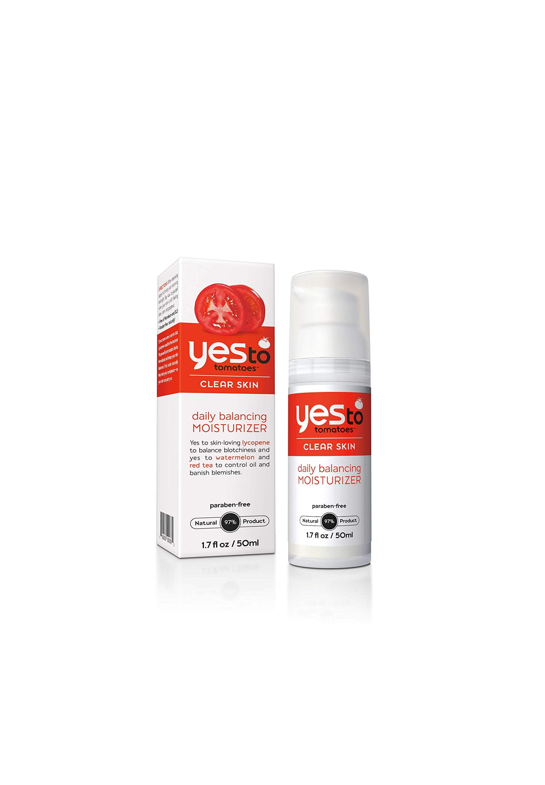 Yes To Tomatoes Daily Balancing Moisturizer, Blemish-Fighting & Enlightening Moisturizer,