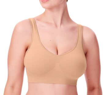 Bali Womens Comfort Revolution Wireless Bra, Comfortflex Fit Full-coverage Wirefree Bras,