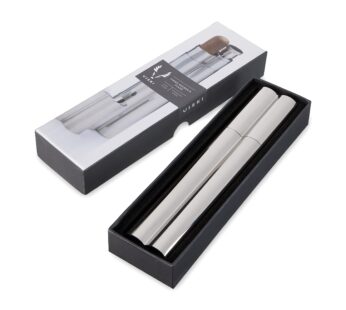Viski Cigar Flask, Stainless Steel Cigar Holder and 2 Ounce Flask, Flask Cigar Holder Comb