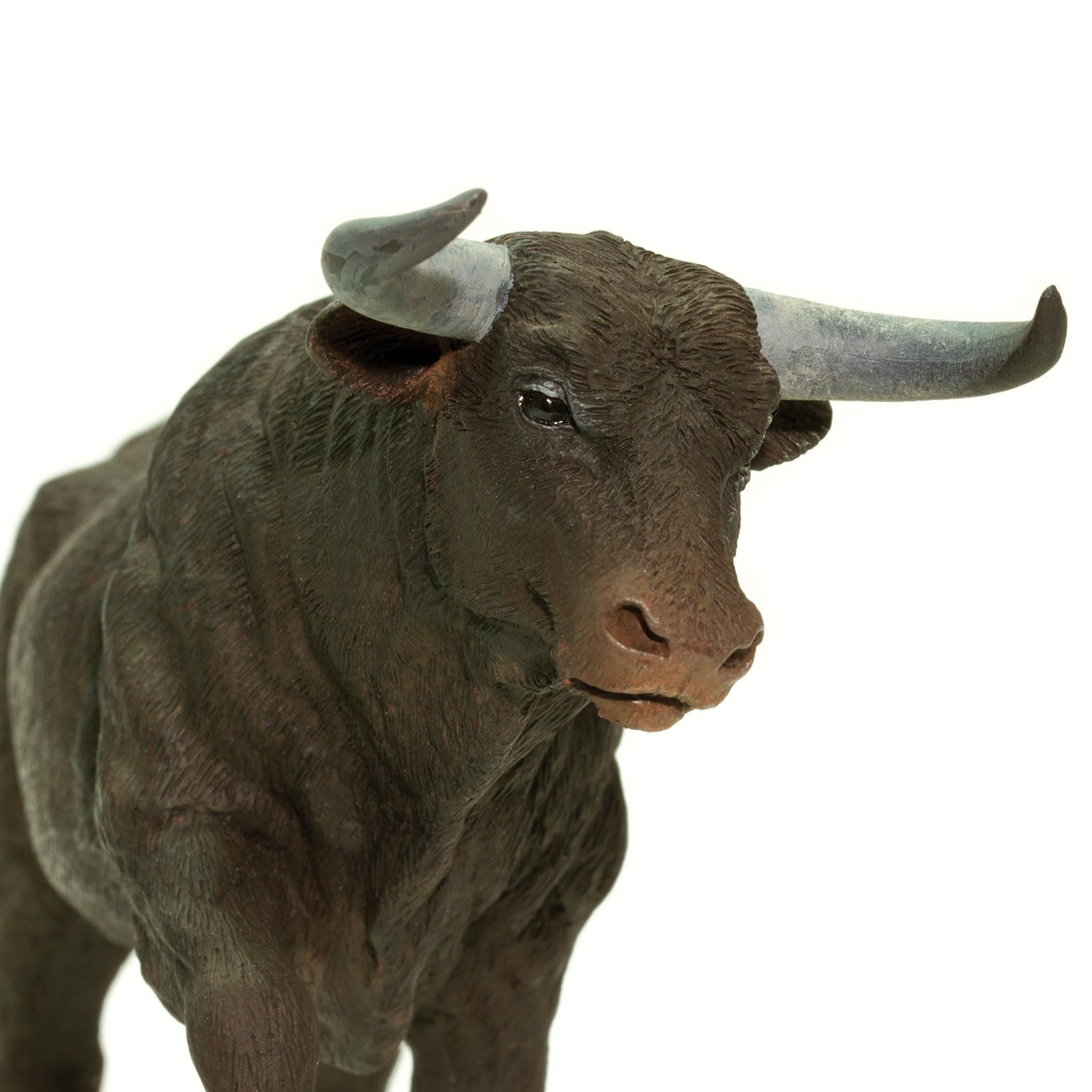 Safari Ltd. Black Bull Figurine - Detailed 6" Plastic Model Figure - Fun Educational Play - Image 3