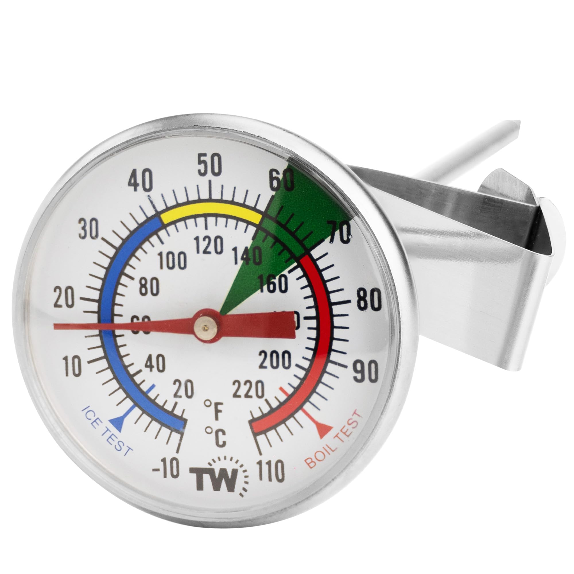 Milk Thermometer for Steaming Milk - Ideal Milk and Coffee Temperature Thermometer with 17