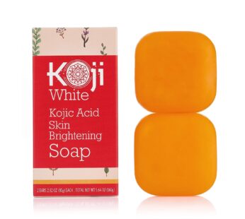 Koji White Pure Kojic Acid Skin Brightening Soap for Pigmentation with Hyaluronic Acid, Vi