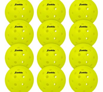 Franklin Sports Outdoor – X-40 Pickleball Balls – USA (USAPA) Approved – 12 Pack Outside –
