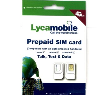 Lycamobile Plus USA Prepaid Sim Card