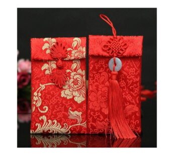 Lilith li Chinese Element Festive Silk Red Envelopes Gift Card Envelopes 2PCS/Set?HF2G?