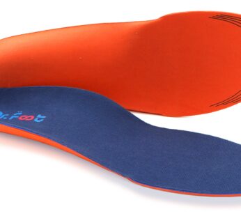 Dr. Foot’s Orthotics Insoles for Flat Feet – Arch Support Shoe Inserts for Plantar Fasciit